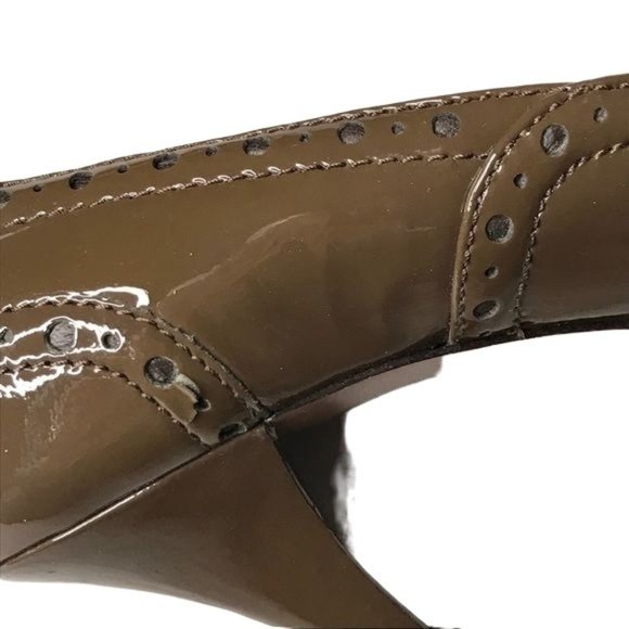 Joan & David 8 Gervais patent pumps brown - Picture 8 of 8